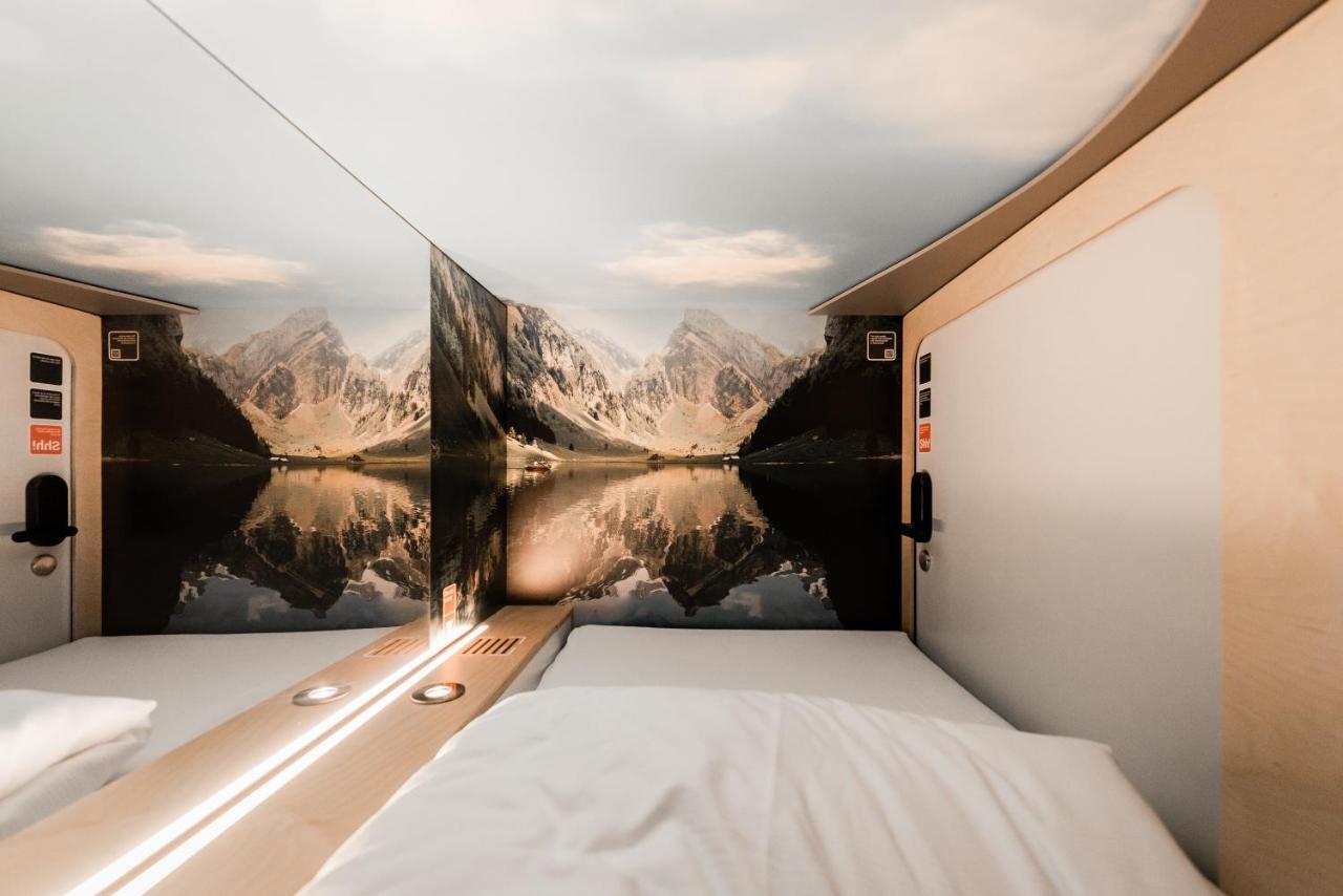 alpine garden capsule hotel